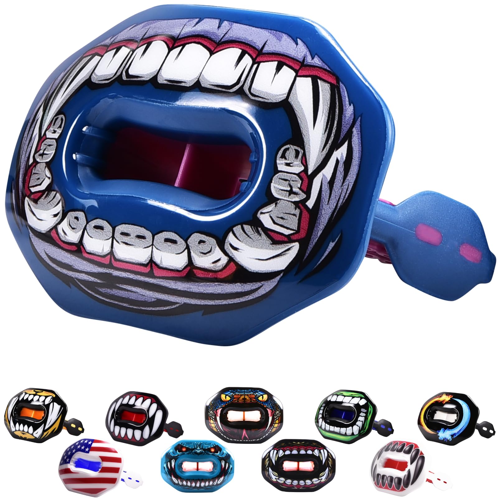 Oral Mart front view of King Kong mouth guard showing full design and visibility benefit