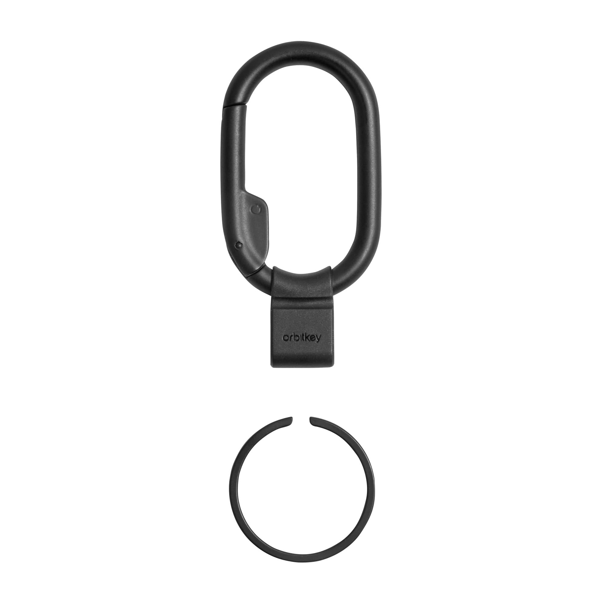 Orbitkey Clip Mini black inside bag showing tidy storage and no snagging
