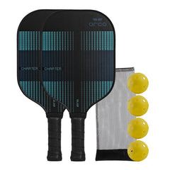 Orca Paddle Co. paddle front view showing design and balanced sweet spot benefit