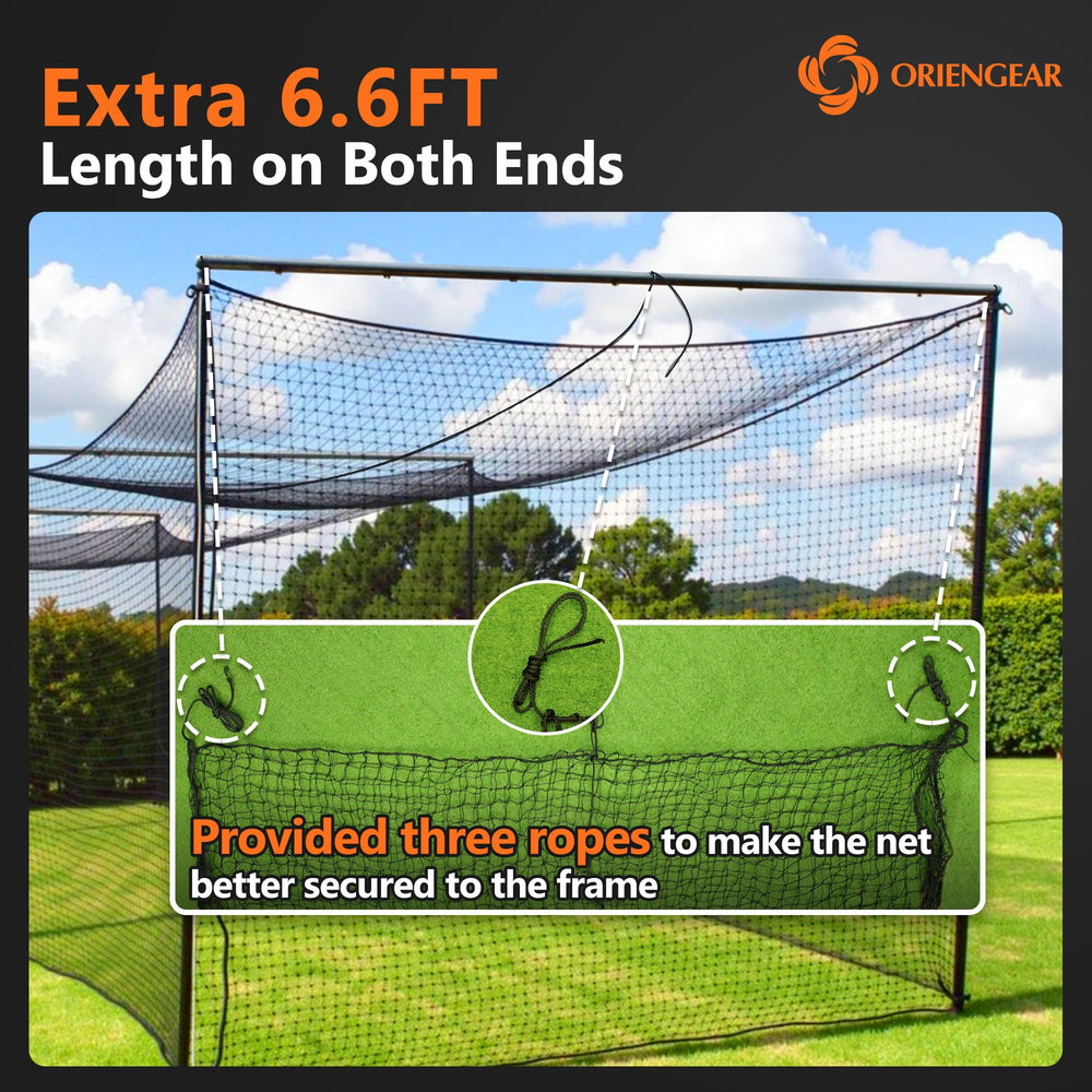 ORIENGEAR full net mounted on a frame illustrating complete coverage benefit