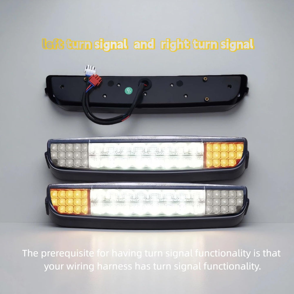 Orle Oko nighttime beam demo on cart showing brighter roadway illumination