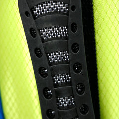 Orlimar zipper and pocket detail showing secure storage for balls and tees