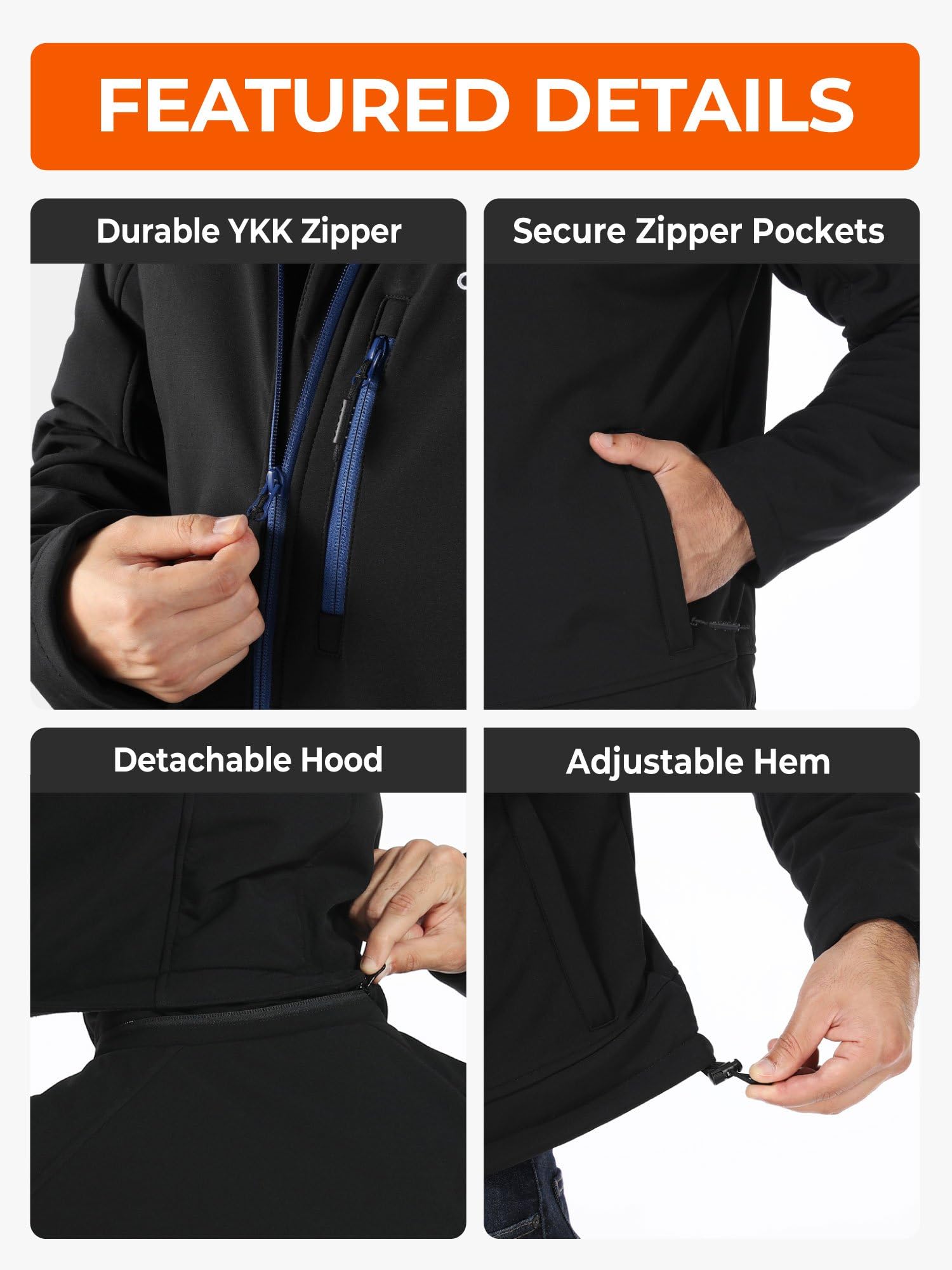 ORORO jacket worn by commuter outdoors offering warmth and everyday style