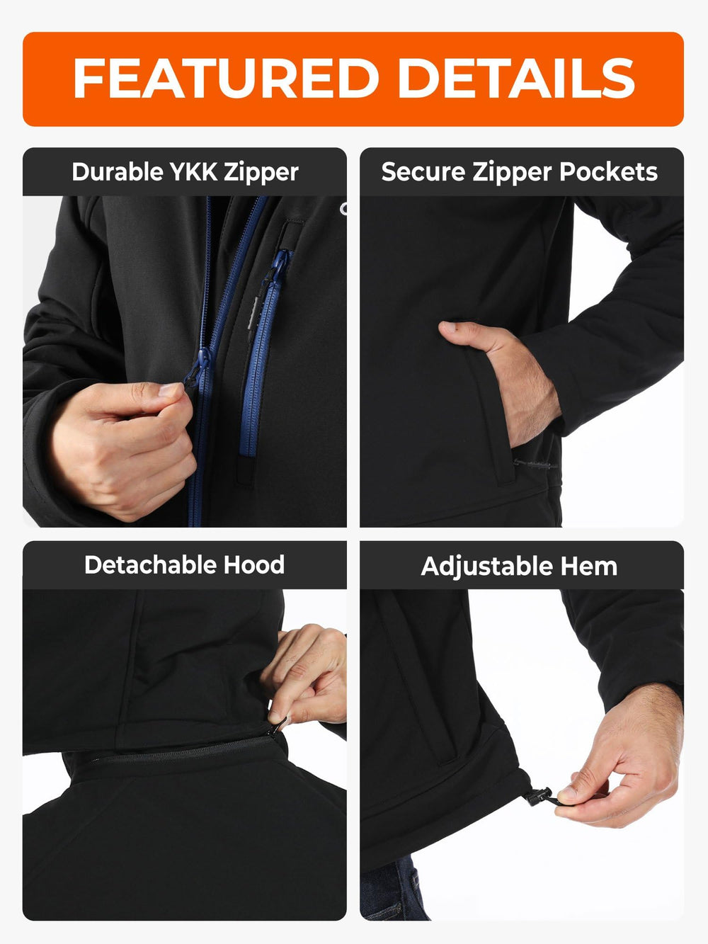 ORORO jacket worn by commuter outdoors offering warmth and everyday style