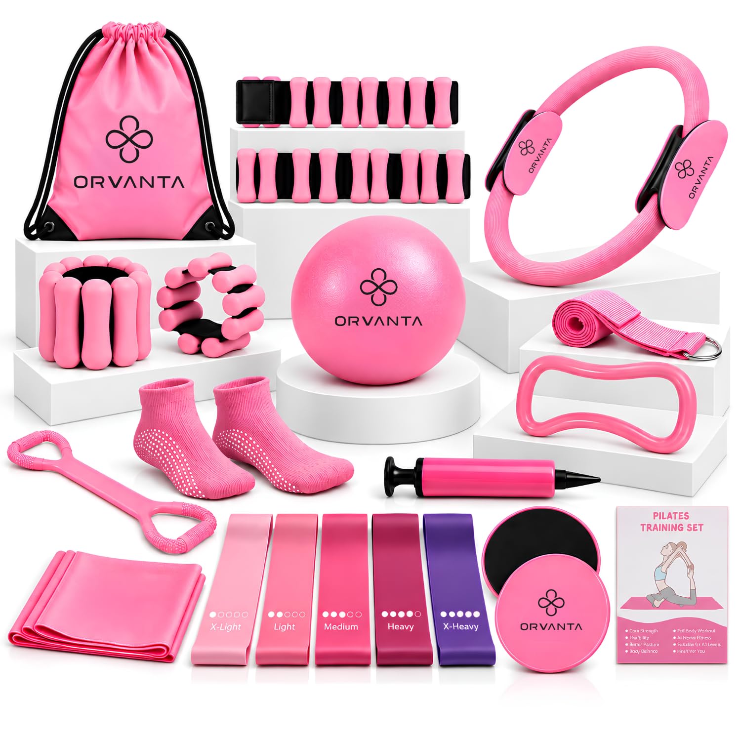 ORVANTA full kit laid out showing contents and easy storage benefit