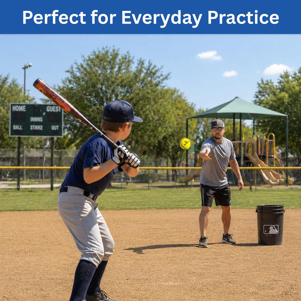 ORVENTA balls in backyard practice scene encouraging family training sessions
