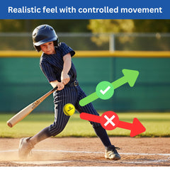 ORVENTA ball in hand mid-throw demonstrating lightweight control and safety