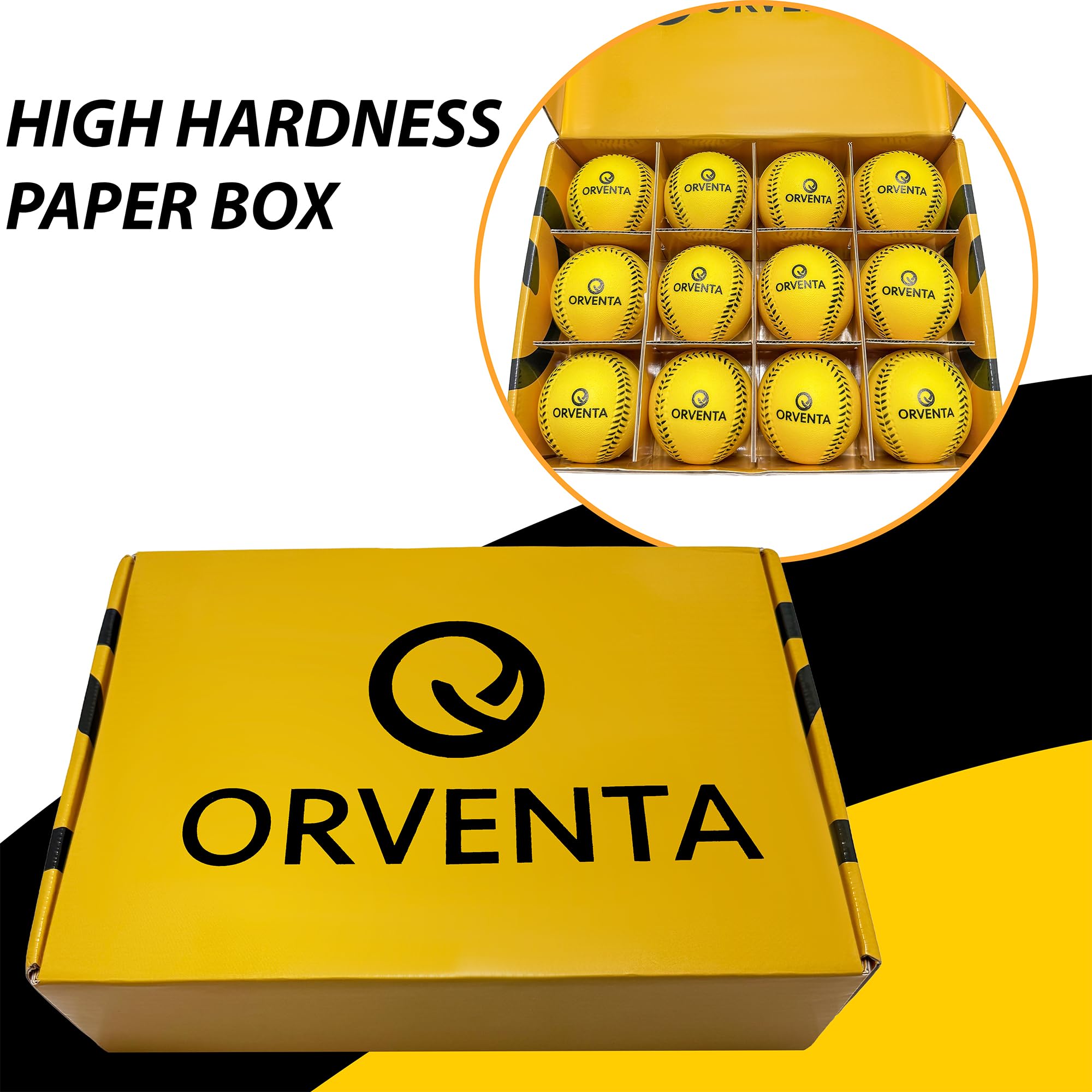 ORVENTA label and size marking detail showing 2.76 inch realistic diameter