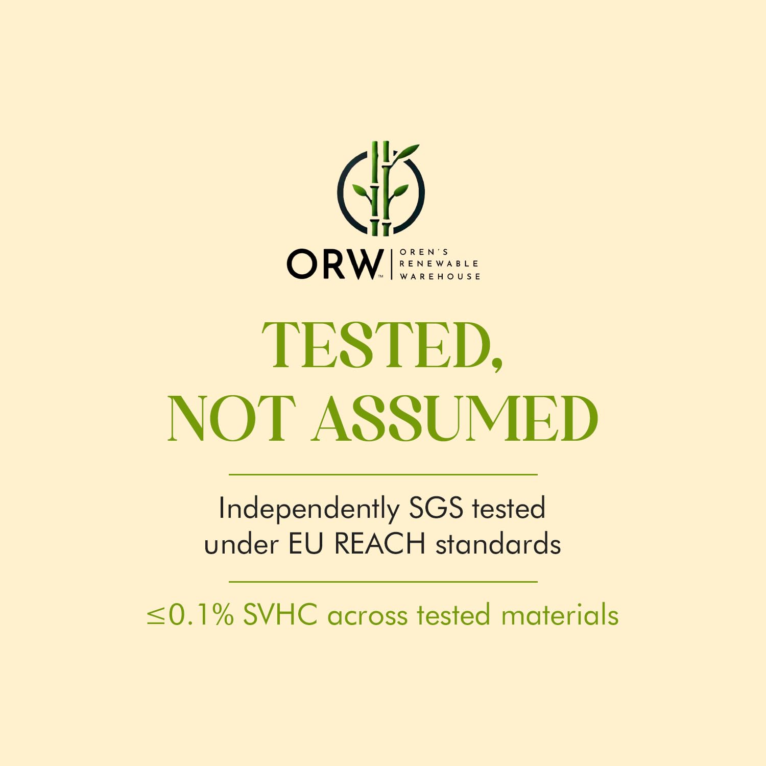 ORW cork block in studio lifestyle setting showing eco-friendly design