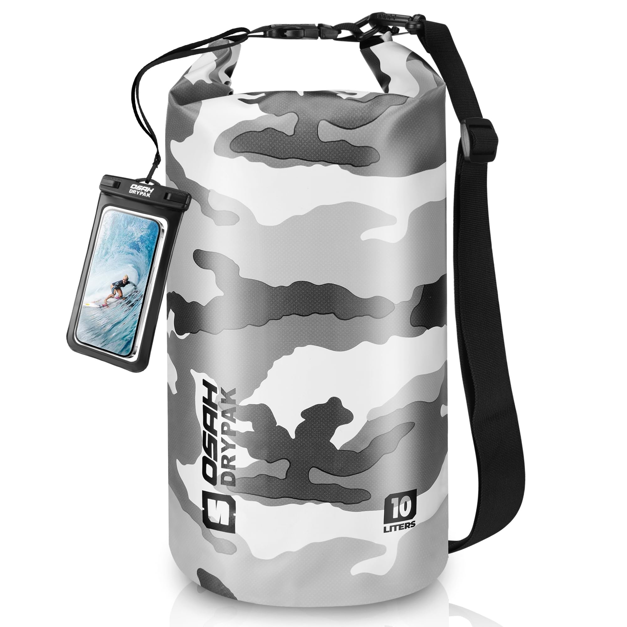OSAH DRYPAK front view showing durable material and clear benefit of protection