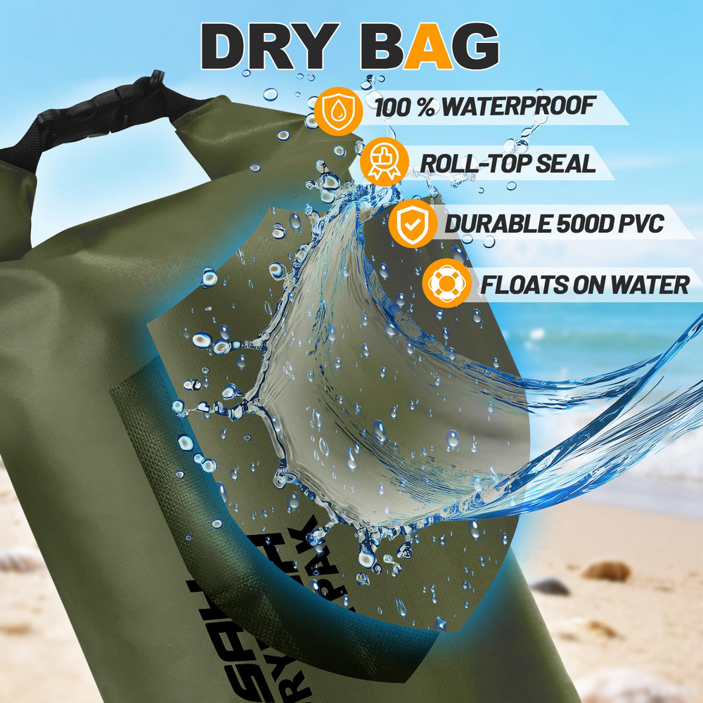 OSAH DRYPAK 500D PVC texture close-up highlighting tear-resistant durability
