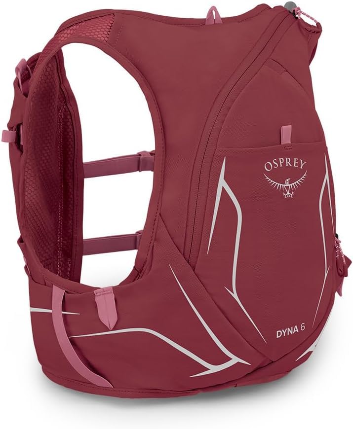 Osprey Dyna 6L reflective graphics increase visibility on early runs