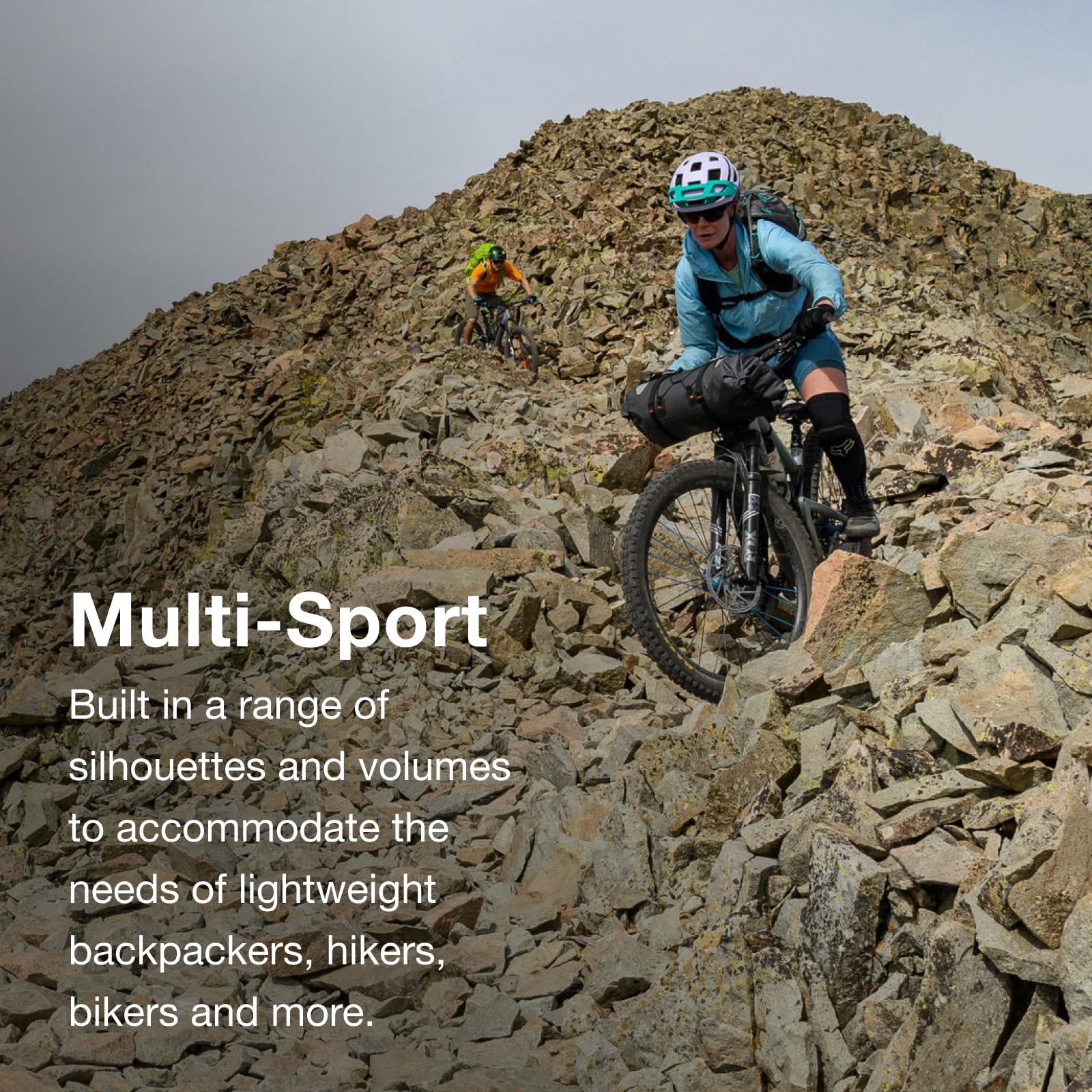 Osprey Talon recycled nylon fabric texture demonstrating durable, sustainable build