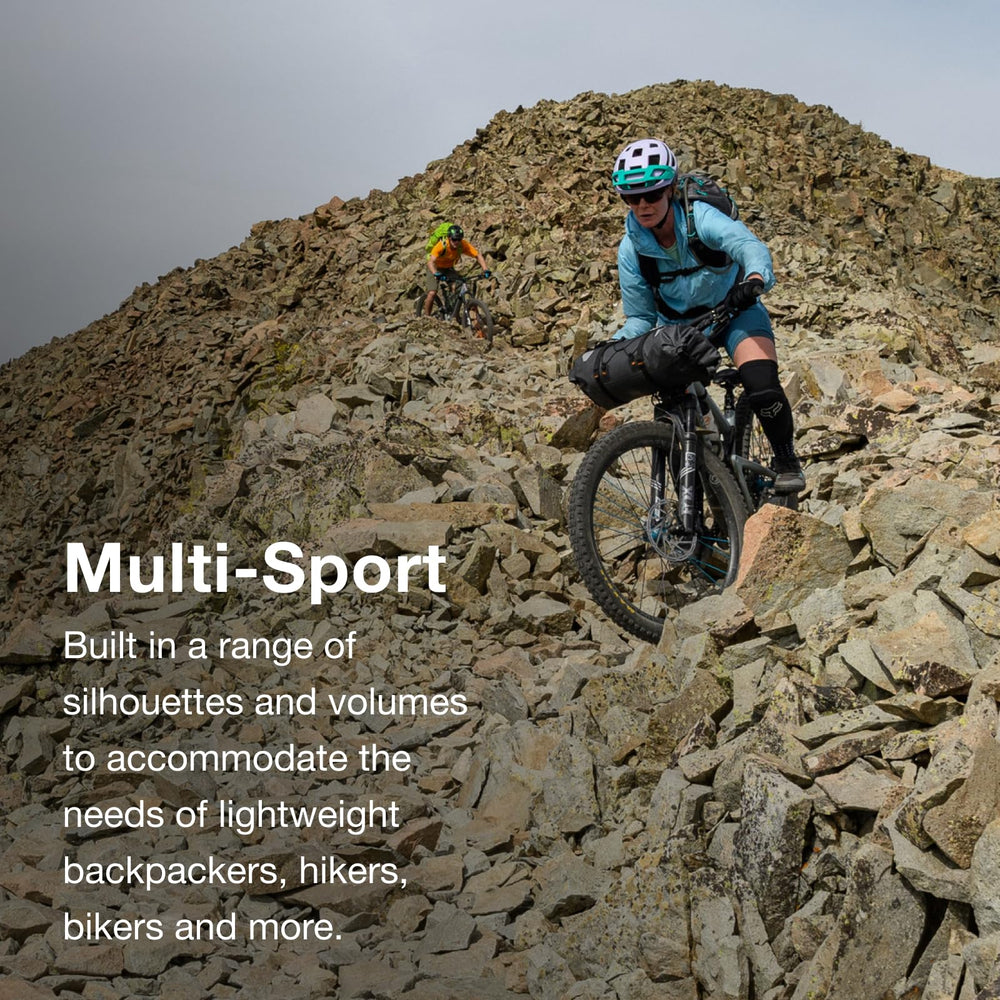 Osprey Talon recycled nylon fabric texture demonstrating durable, sustainable build