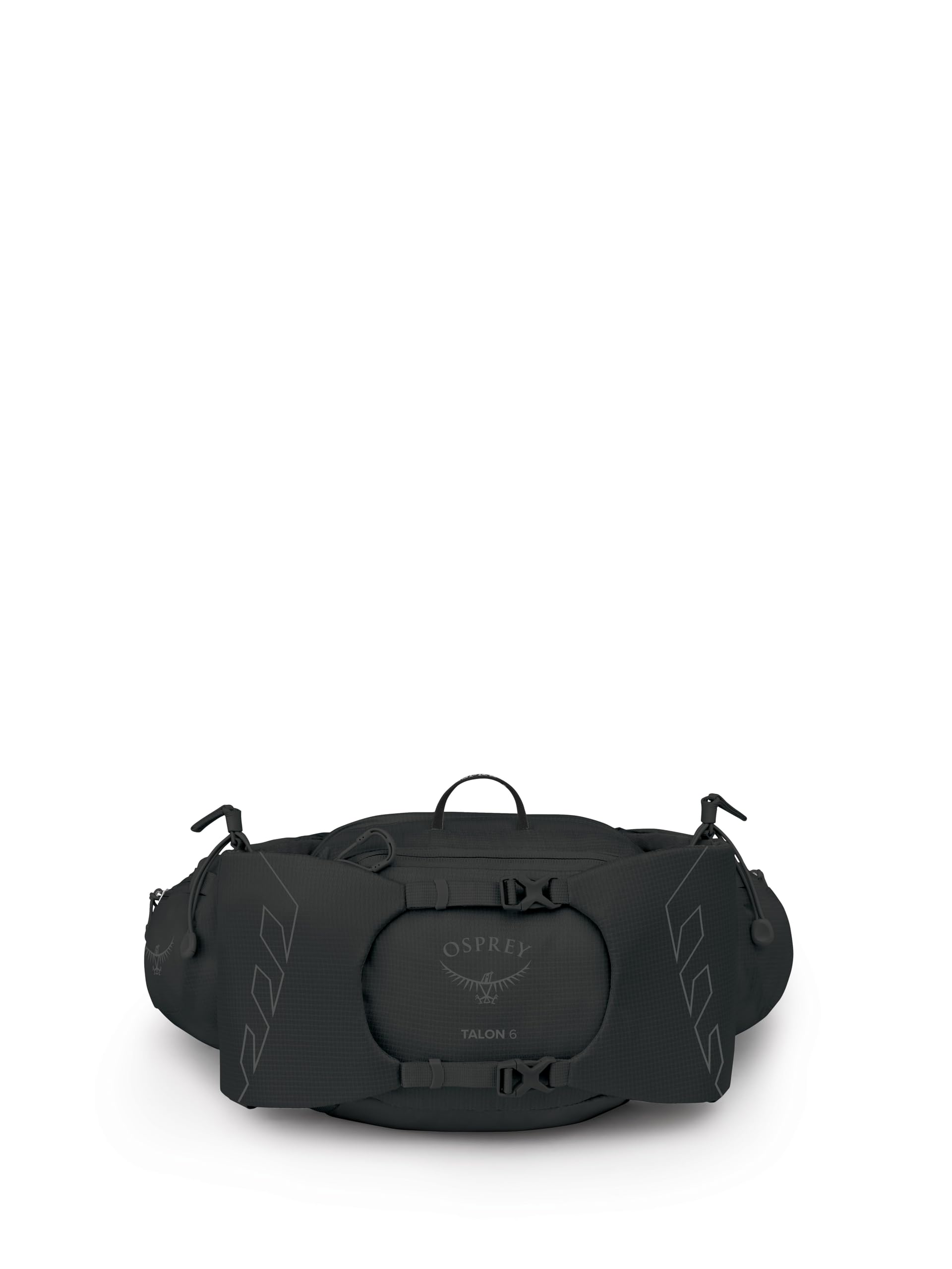 Osprey Talon 6L main compartment open with organized storage benefit