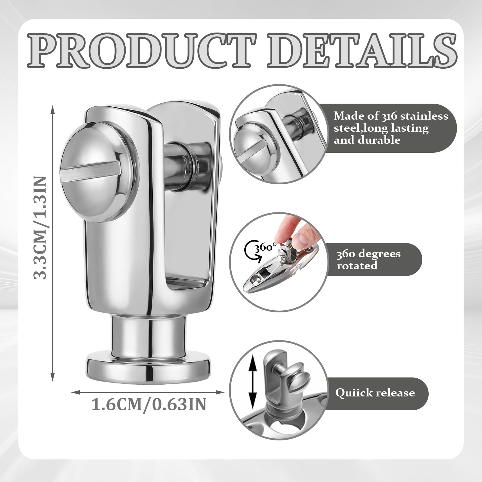 Otoolling polished shank closeup highlighting burr-free finish and smooth operation benefit