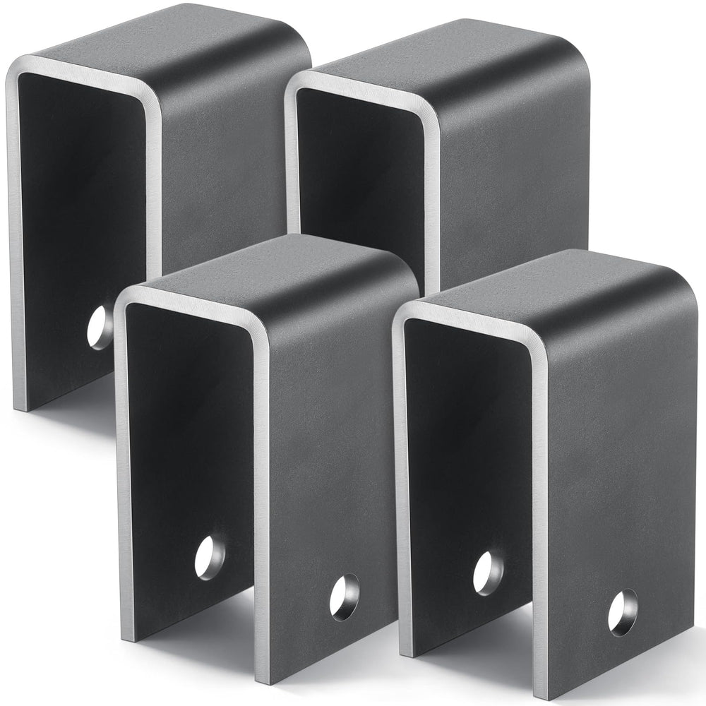 Otoolling front view of two leaf spring hangers showing matching pair and fit