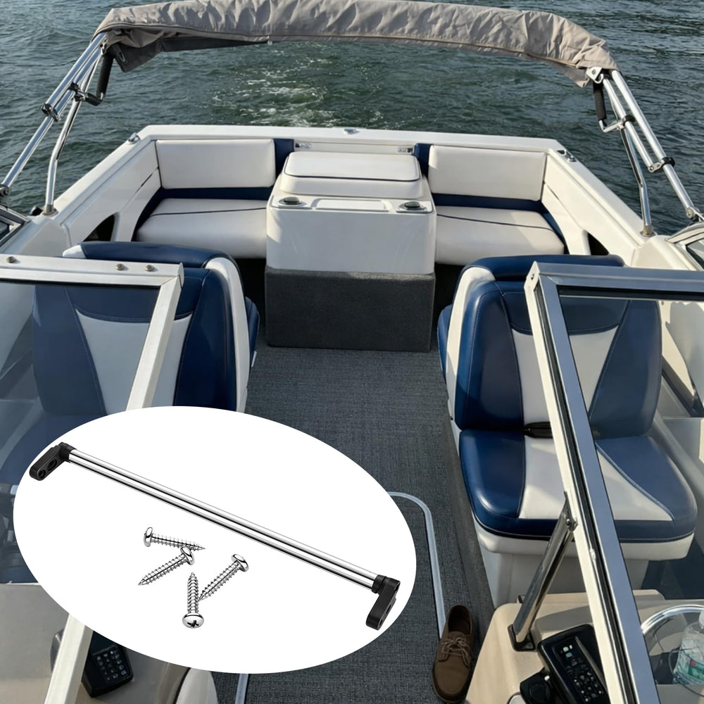 Otoolling installed on boat windshield demonstrating added stability underway