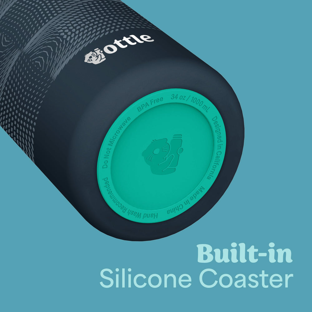 Ottle Reef Roamer halftone matte finish close-up, shows no-slip grip and scratch resistance