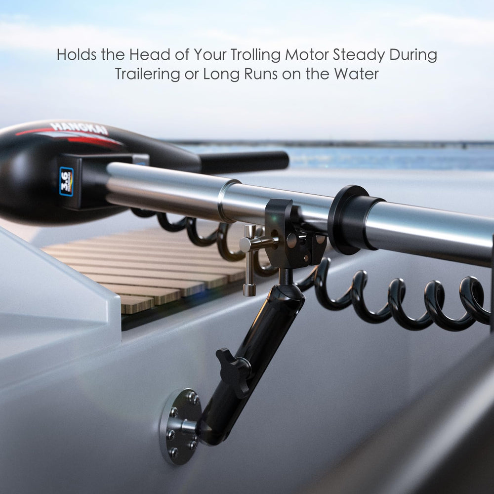 OTW close-up of dual ball-head joint highlighting 360-degree adjustability and precision
