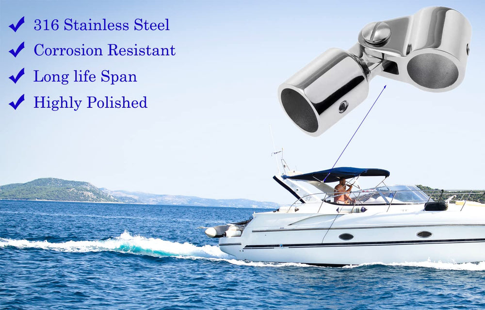 OUBULU deck hinge with quick-release pin showing easy removal and fast operation