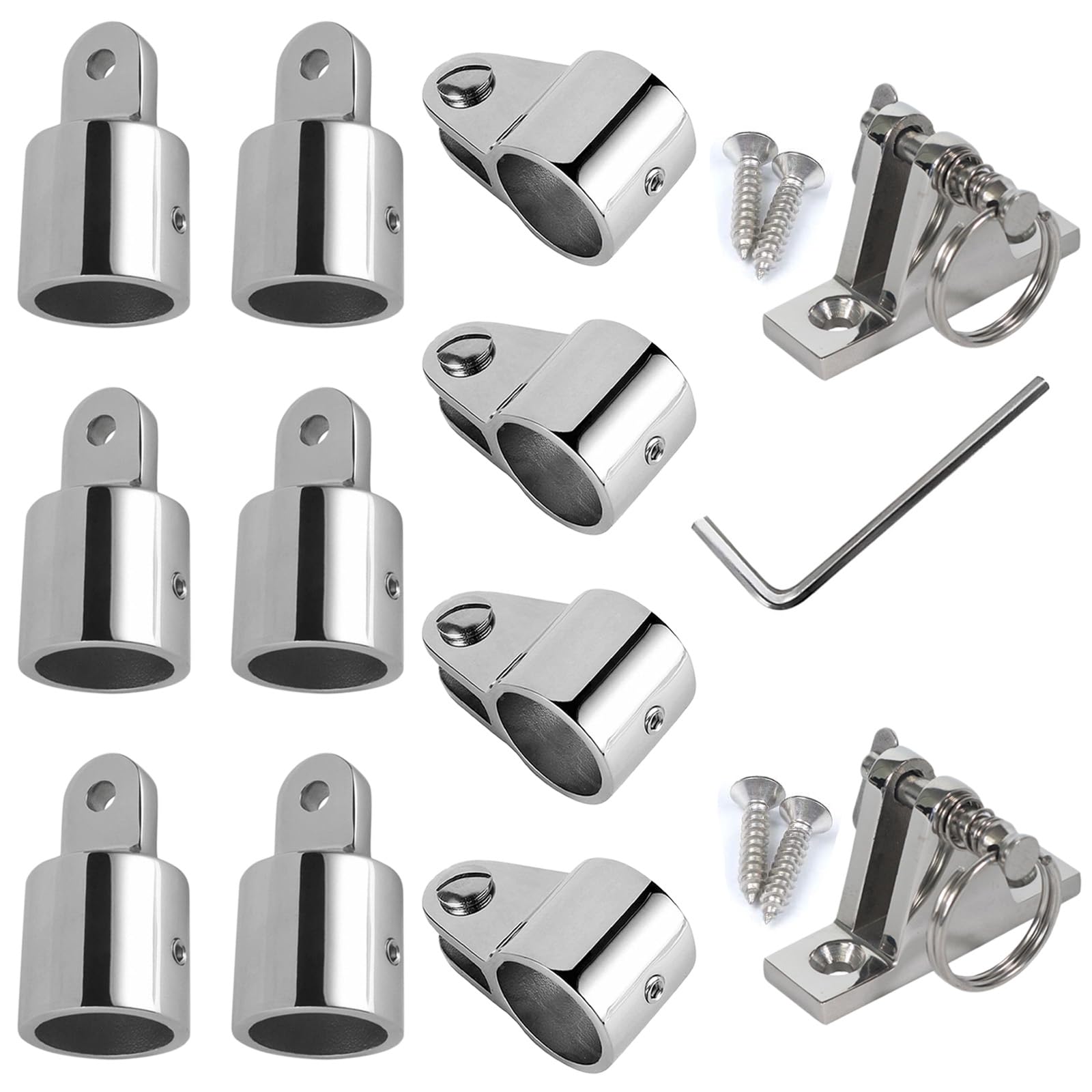 OUBULU front view of complete 12-piece kit showing polished fittings and ready-to-install benefit