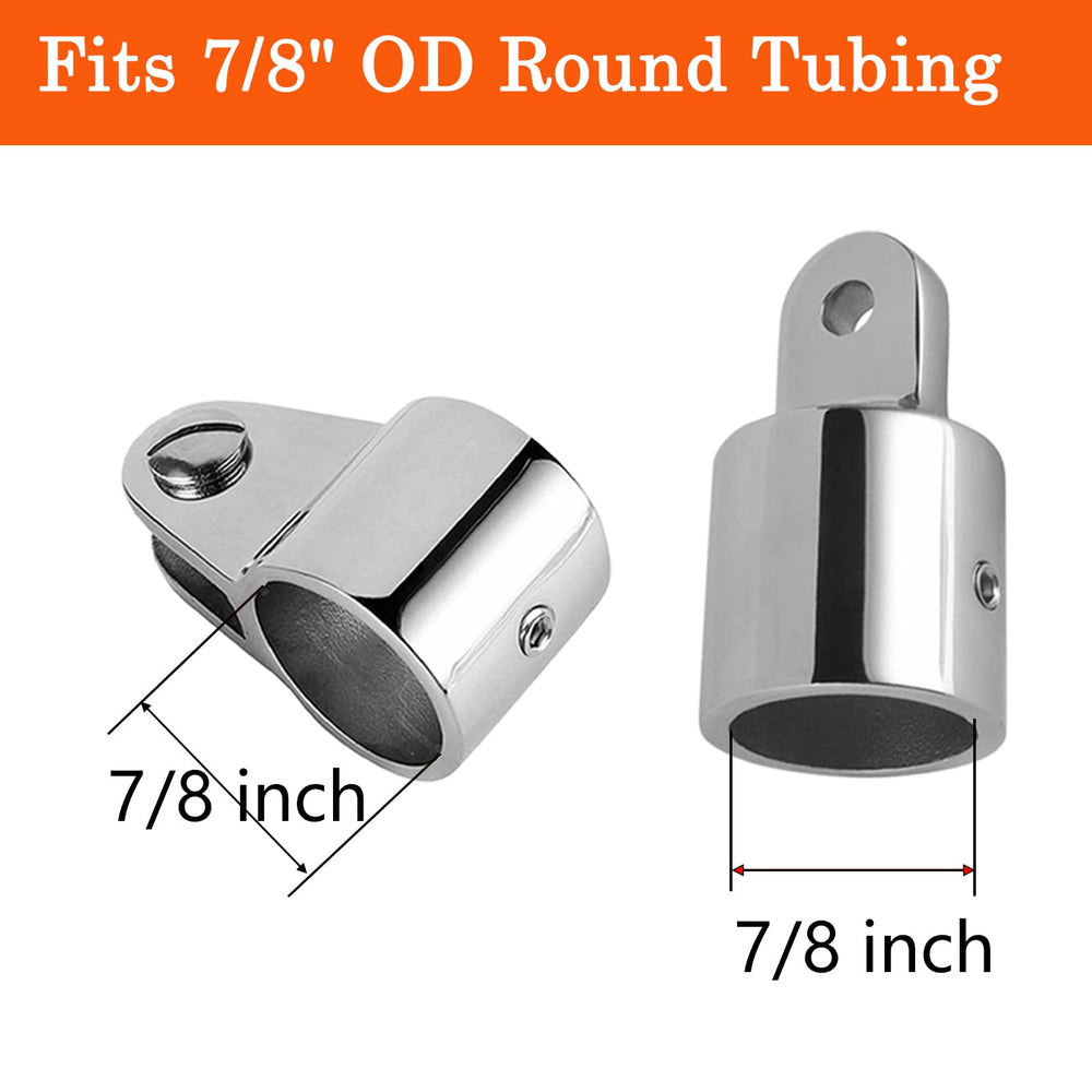OUBULU close-up of polished eye end cap highlighting corrosion resistance and finish