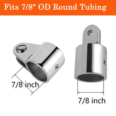OUBULU close-up of polished eye end cap highlighting corrosion resistance and finish