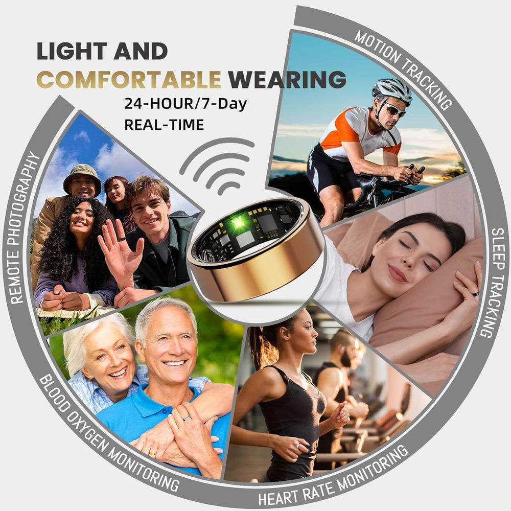 Oucscru ring worn during sleep showing comfortable design and sleep tracking