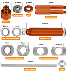 OugeWood stainless-steel threaded rod and fastener delivering gradual, controlled force