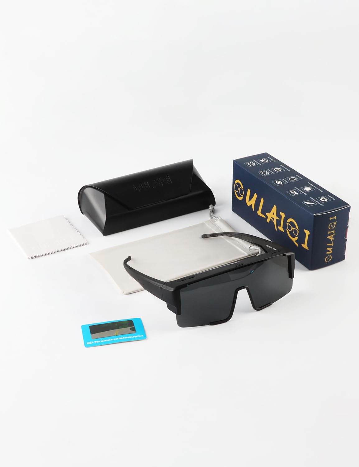 OULAIQI sunglasses on a beach scene for comfortable outdoor wear