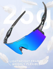 OULAIQI lens close-up highlighting Revo coating and reduced glare