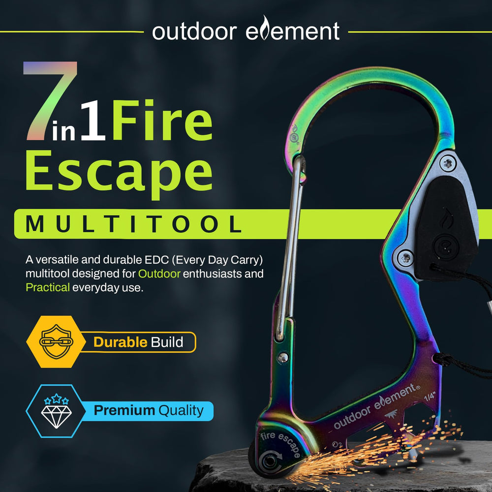 OUTDOOR ELEMENT tungsten carbide tip close-up for fast glass breaking