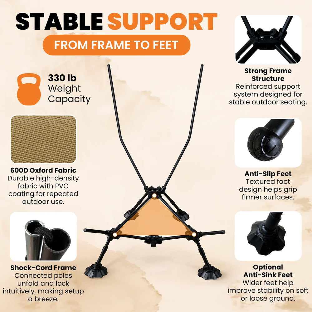 Outdoor Guardian folded in carry bag with backpack straps for easy transport