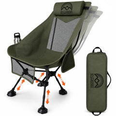 Outdoor Guardian front view high back chair showing supportive comfort