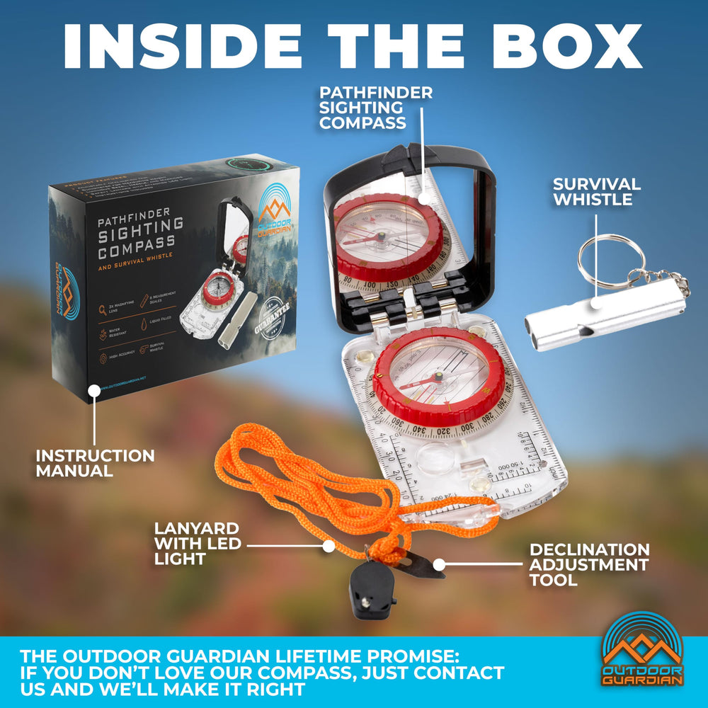 Outdoor Guardian Pathfinder magnifier detail aiding map reading and small-print clarity