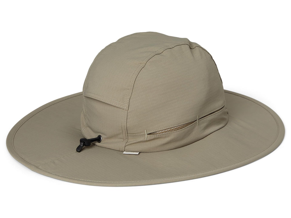 Outdoor Research Sunbriolet close-up of brim and mesh panels highlighting breathability