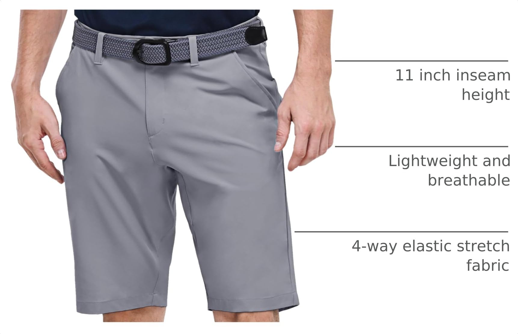 Outdoor Ventures hidden zipper pocket detail holding small items securely while playing golf