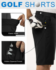 Outdoor Ventures shorts in use on a golf course demonstrating freedom of movement