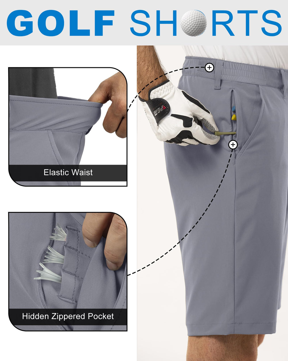 Outdoor Ventures close-up of four-way stretch fabric displaying breathable, flexible comfort