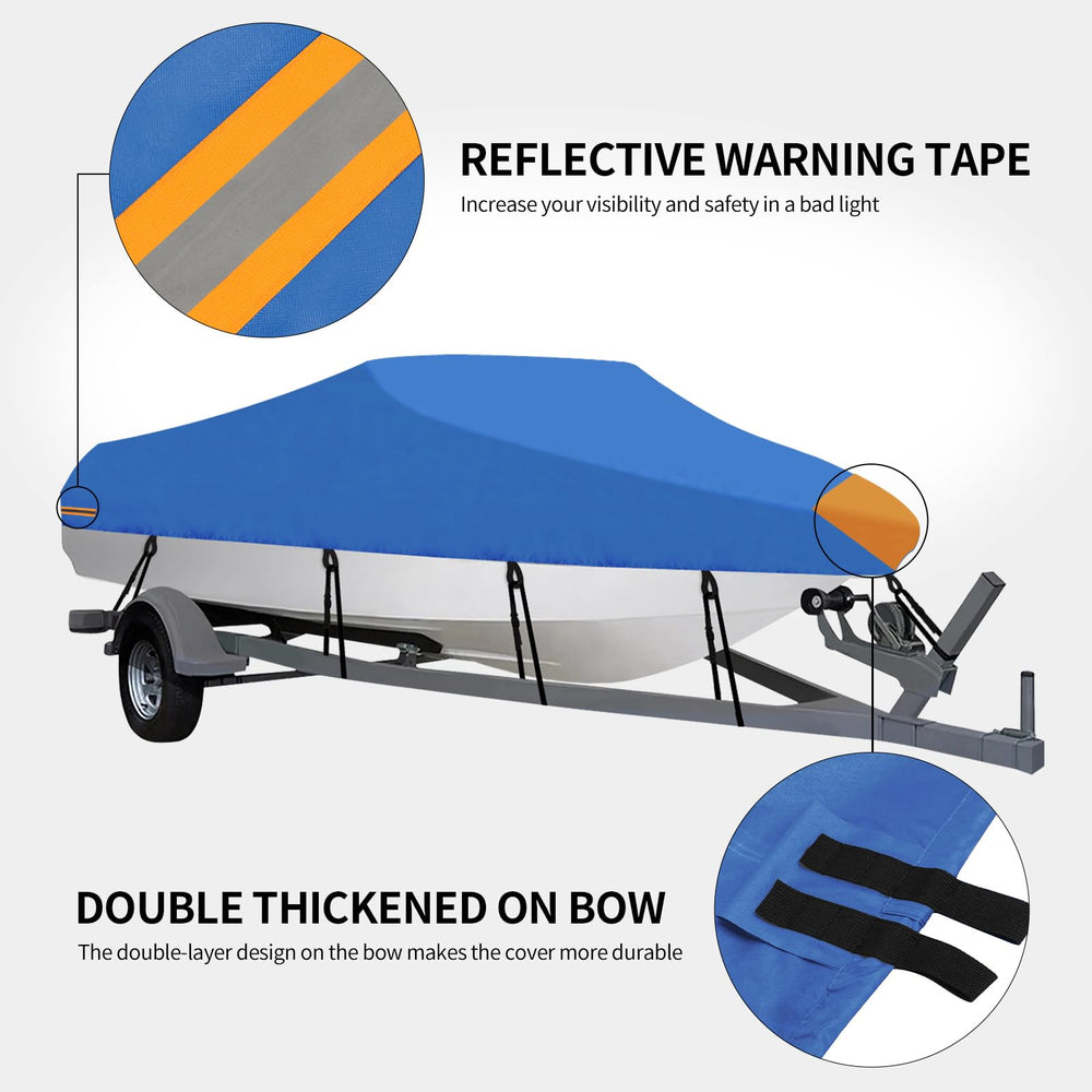 OutdoorLines boat covered in marina showing protection from weather and debris