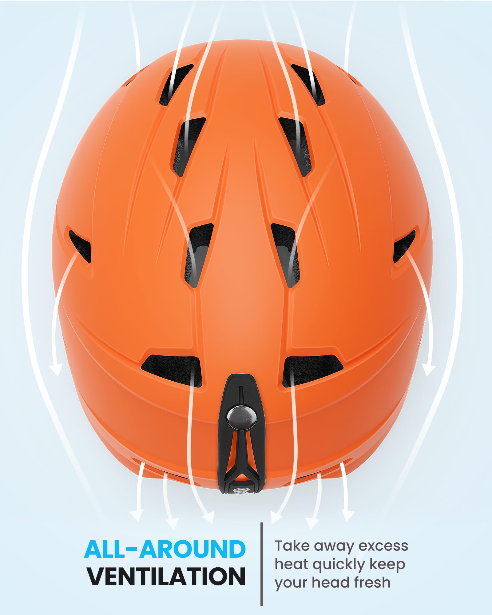 OutdoorMaster adjustment dial and goggle strap showing easy secure fit for kids