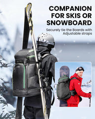 OutdoorMaster open boot compartment protecting boots and separating gear