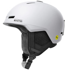 OutdoorMaster helmet front profile showing sleek shell and secure fit benefit