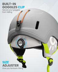 OutdoorMaster removable fleece lining and plush earmuffs for warm comfort