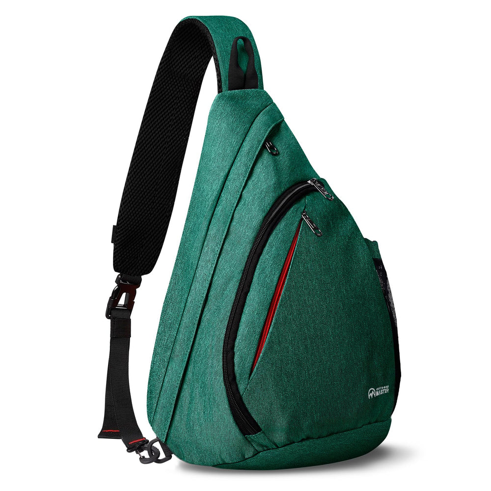 OutdoorMaster front view showing compact organized pockets and quick access benefit