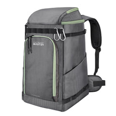 OutdoorMaster front view packed showing organized storage and quick access