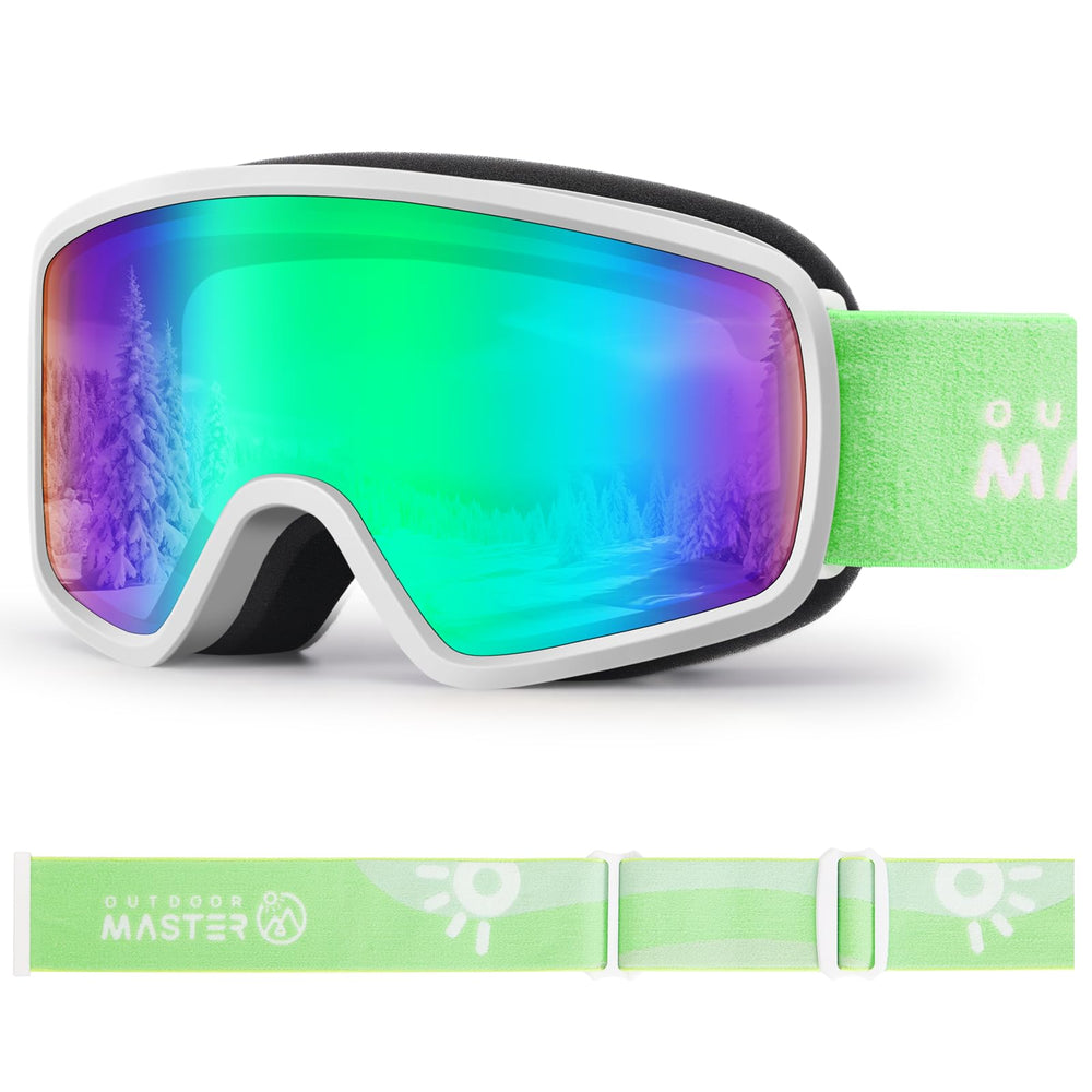 OutdoorMaster front view white frame showing fit and style benefit clarity