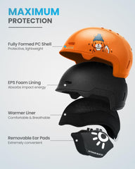 OutdoorMaster goggles front lens with anti-fog coating for clear vision benefit