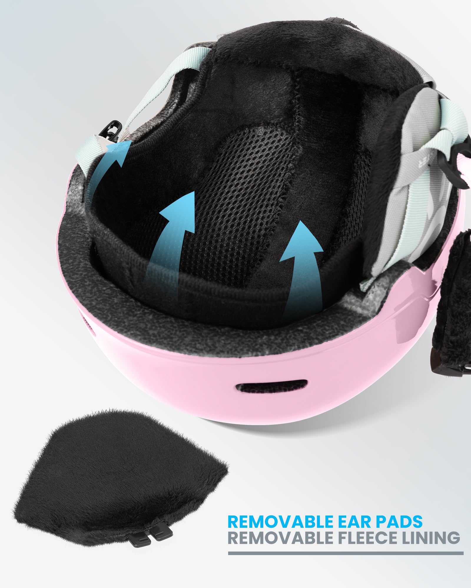 OutdoorMaster goggles lens closeup showing anti‑fog coating and UV protection